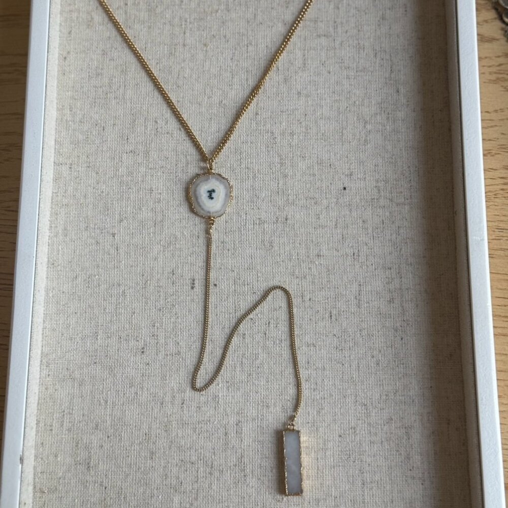 Chan Luu Gold Plated Lariat Necklace